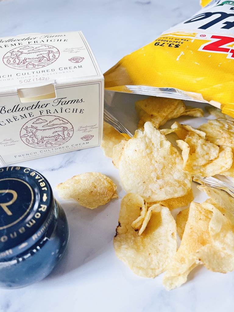 Caviar Potato Chips There's Always Pizza