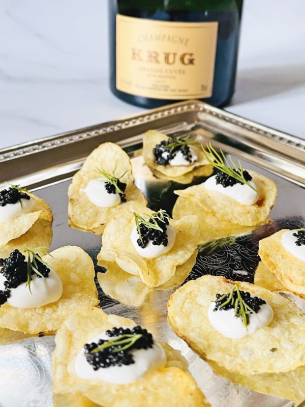 Caviar Potato Chips There's Always Pizza